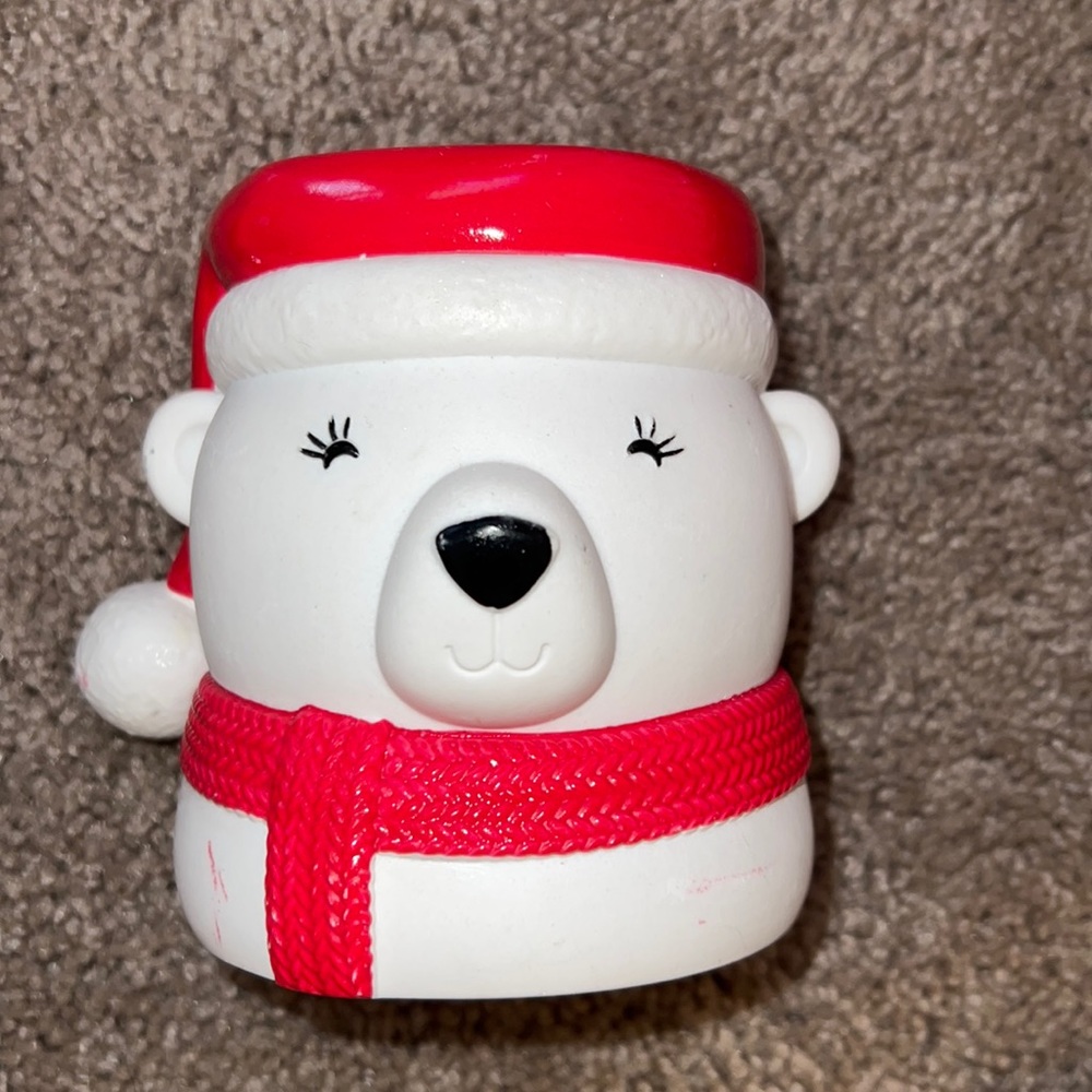 Polar bear bath and body works soap holder